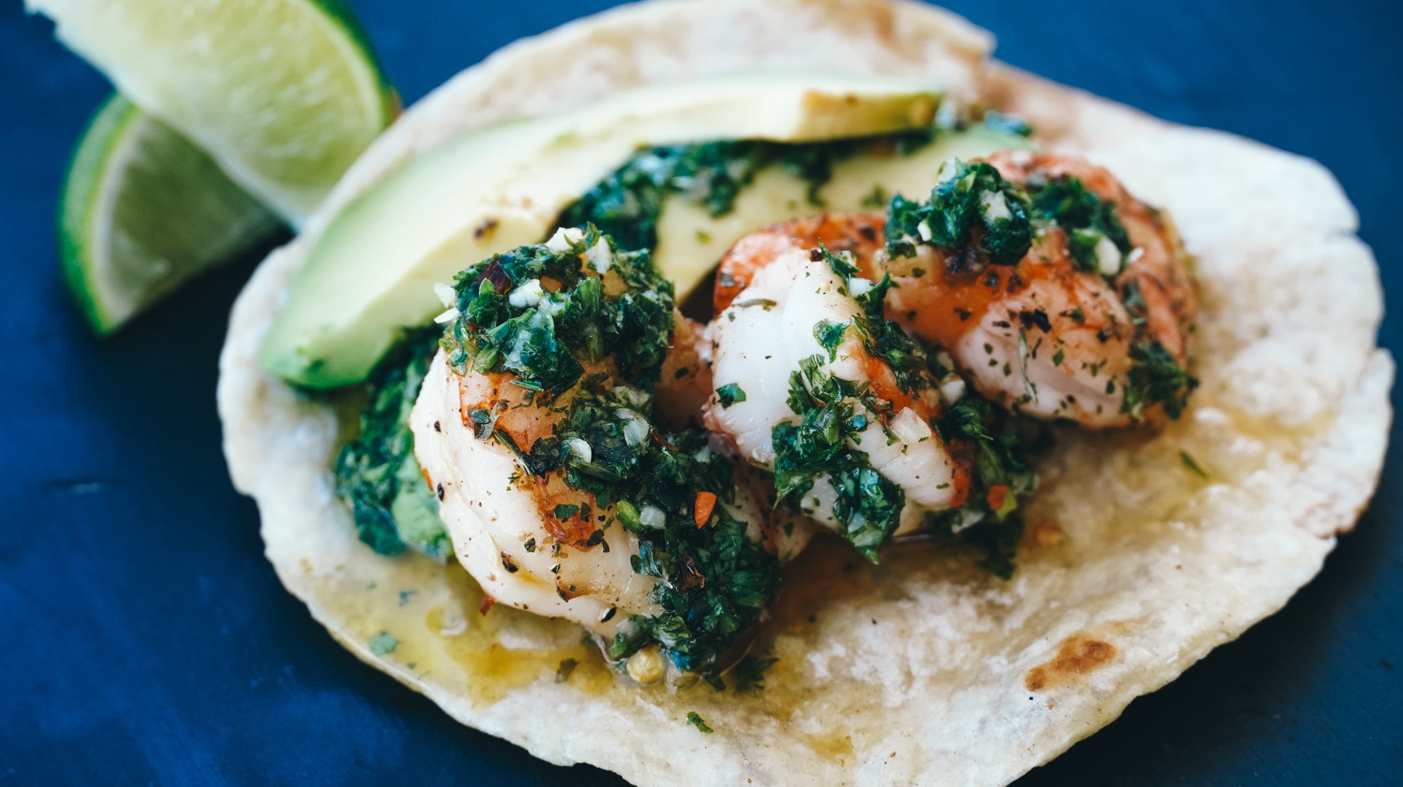 CHIMI Shrimp Tacos