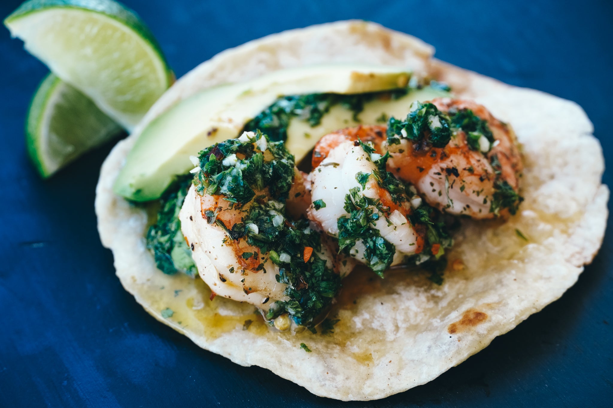 CHIMI Shrimp Tacos